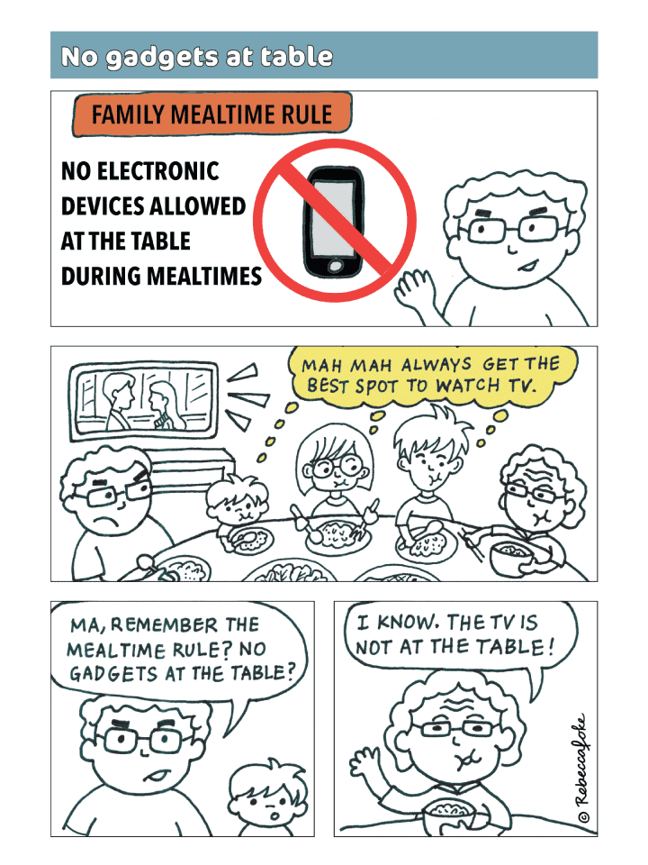 02: No Gadgets at Table